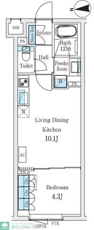 STANDZ柿の木坂の物件間取画像